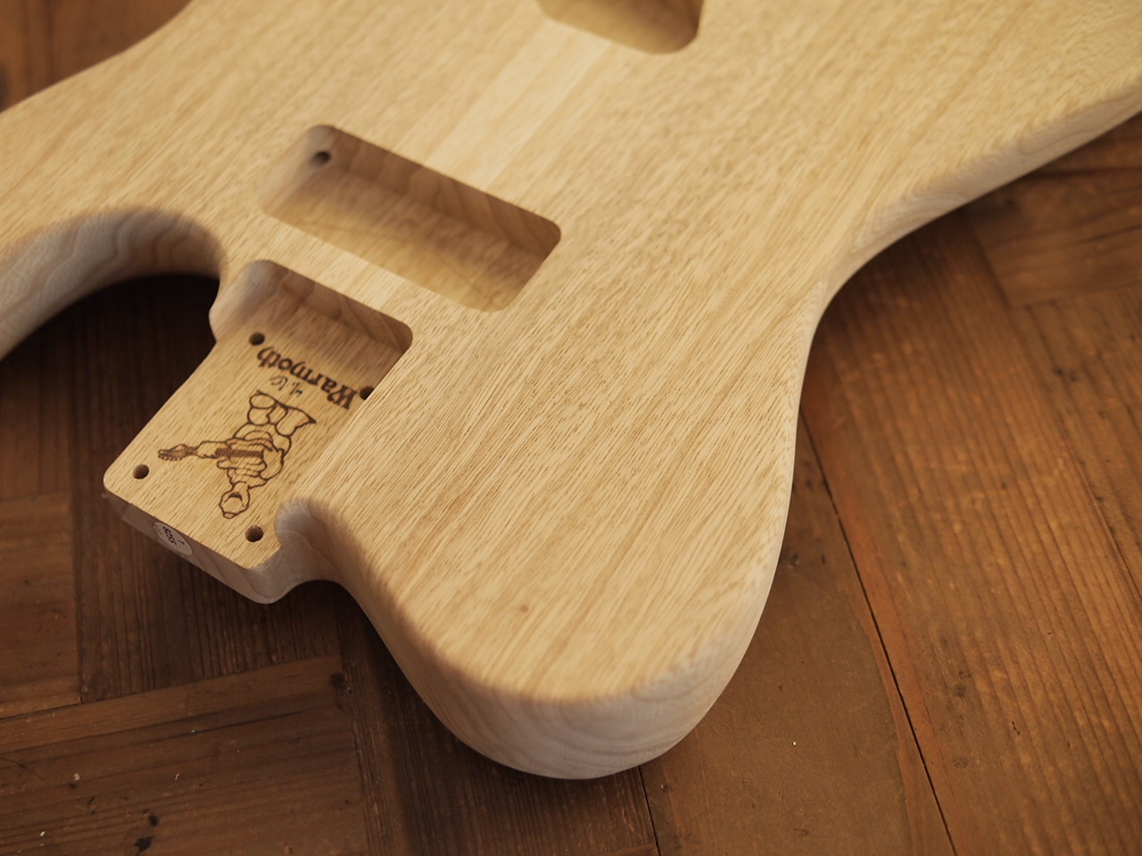 WARMOTH Unfinished Telecaster Body - White Korina - P-90（新品特価