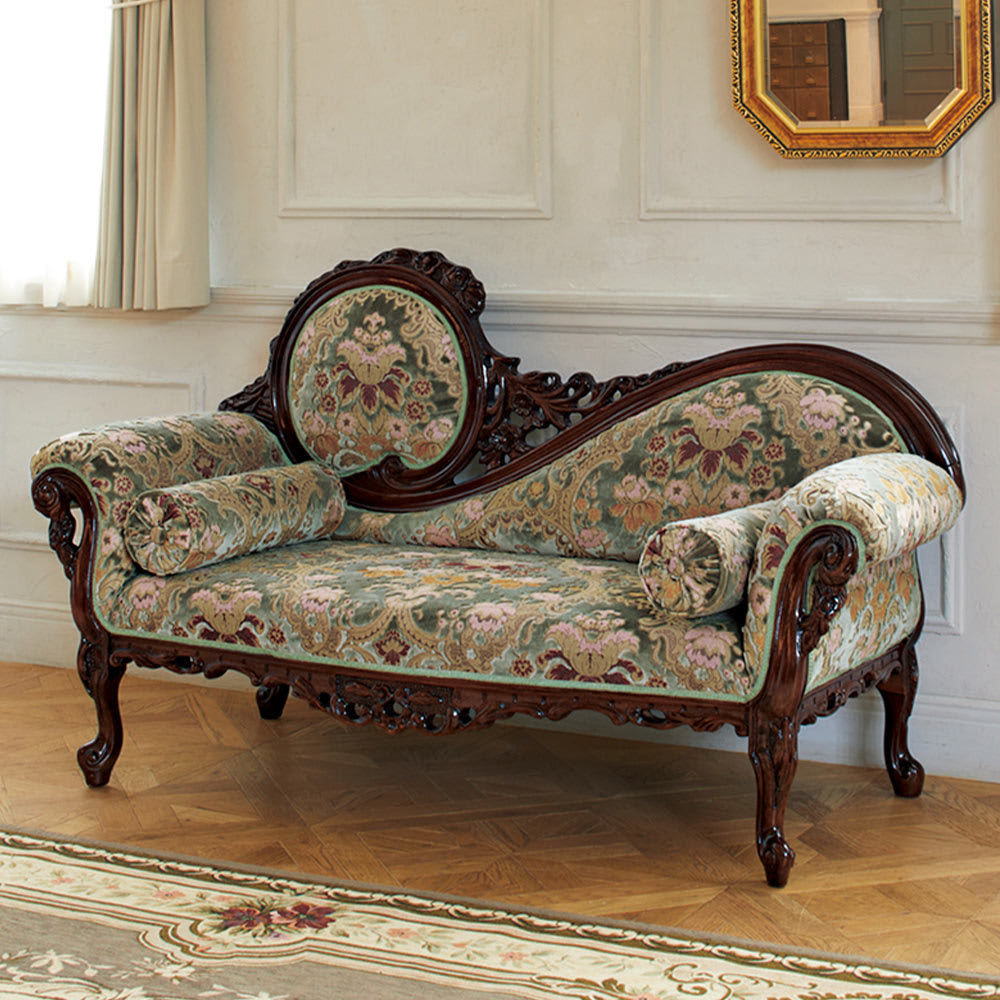 イタリア製 金華山織り張り クラシックデラックスソファII カウチ