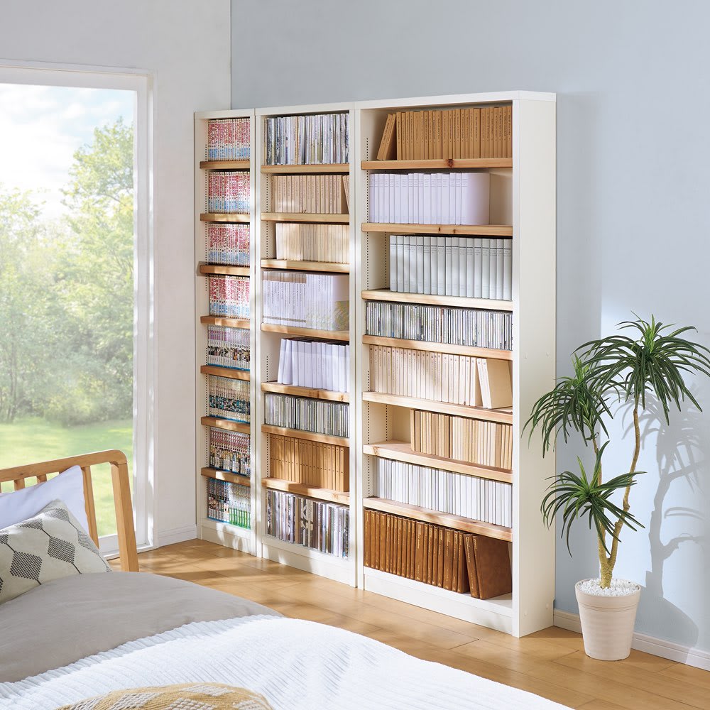 国産檜1cmピッチラック 幅100奥行19本体高さ183cm 通販 - ディノス