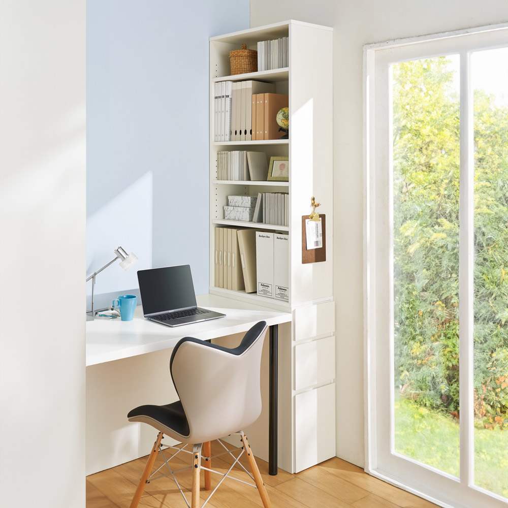 デスクサイド収納ラック 幅30奥行61.5cm （高さ150/180/210cm） 通販