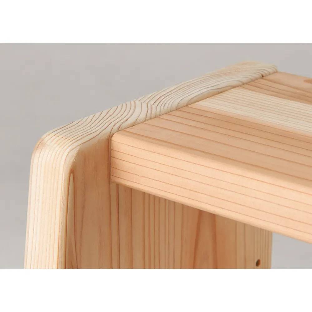 国産杉 薄型頑丈タワーシェルフ 幅90cm高さ89.5cm 通販 - ディノス