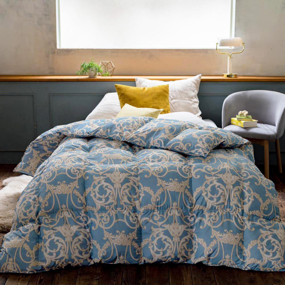 新品 ディノス フロートダウン 合繊掛け布団 シングルサイズ フロート