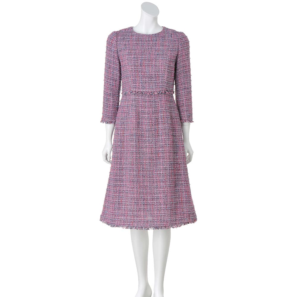 イタリア「ジオリカ」社製 ファンシーツイード ワンピース 通販 - ディノス