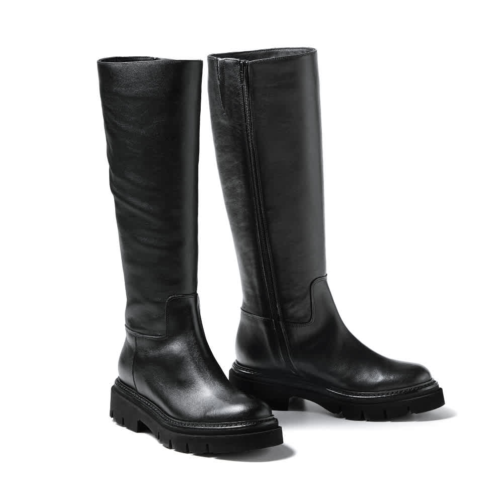 Luca Grossi／ルカグロッシ タンクソール レザー ロングブーツ