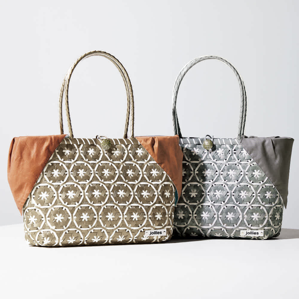 jollies/ジョリーズ 柄編み トートバッグ（インナーバッグ付き） 通販