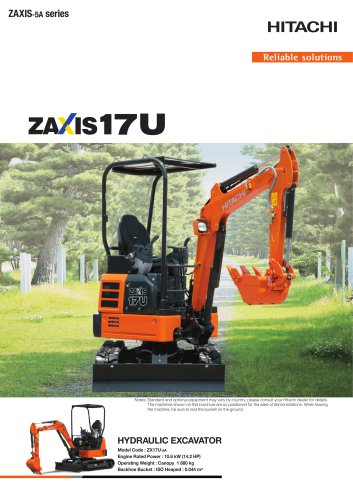 ZX55U-5A - HITACHI Construction Machinery - PDF Catalogs