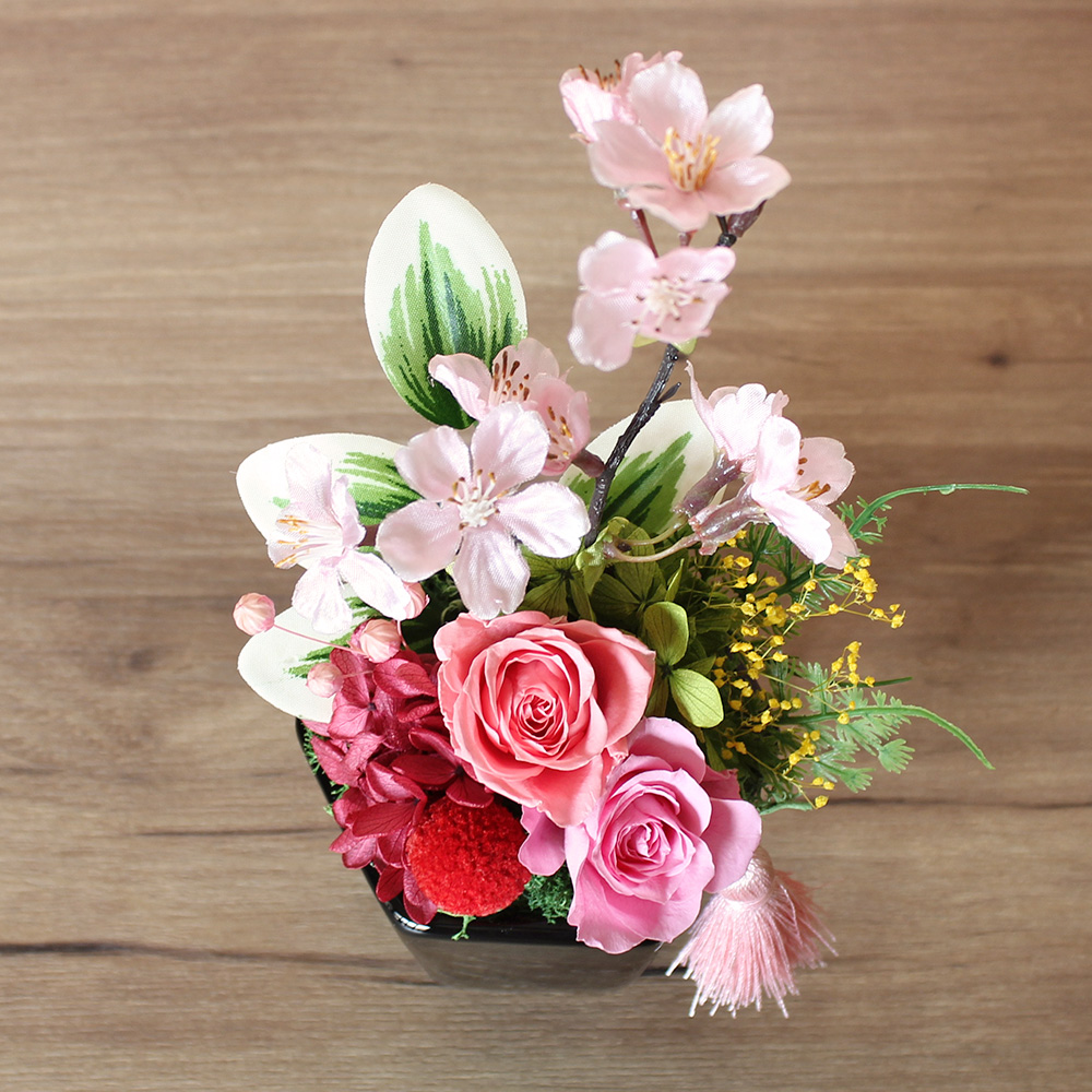 プリザーブドフラワー「桜華～OUKA～」｜桜・桃・梅特集｜フラワー