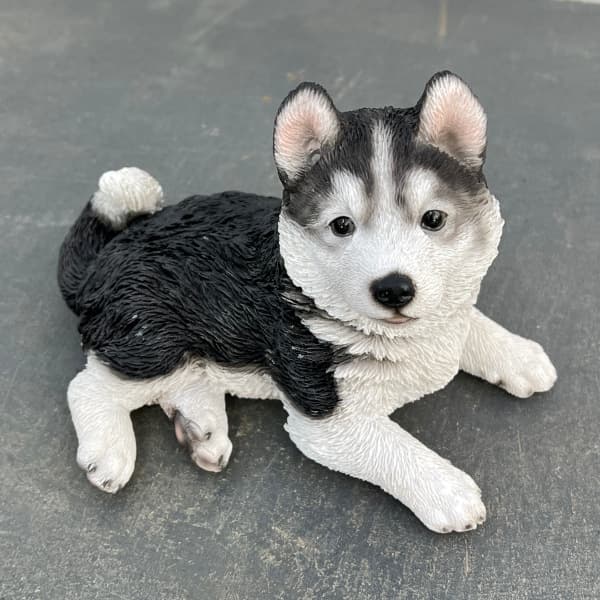 園芸ネット本店｜ドッグオーナメント（ハスキー）(14270)（高さ13.5cm