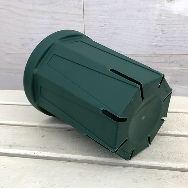 園芸ネット本店｜スリット鉢6号ロングタイプCSM-180L（モスグリーン