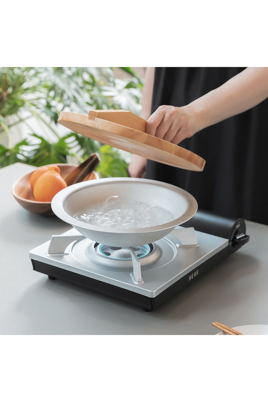 HEGE(ヘゲ)｜Φ250直火鍋（木蓋付き）セット＋＜costomaized by HEGE