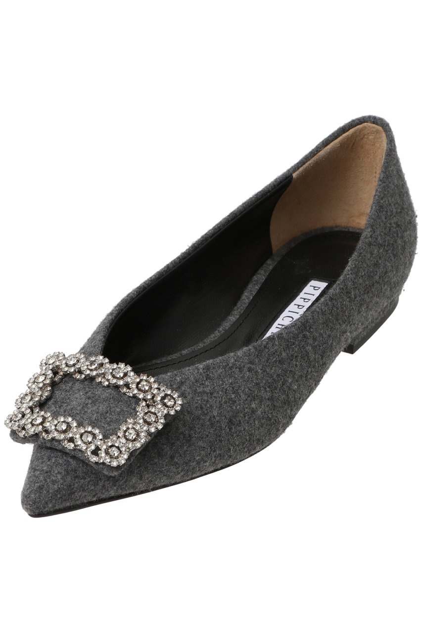 PIPPICHIC(ピッピシック)｜ANNA V JEWELRY フランネルフラットシューズ