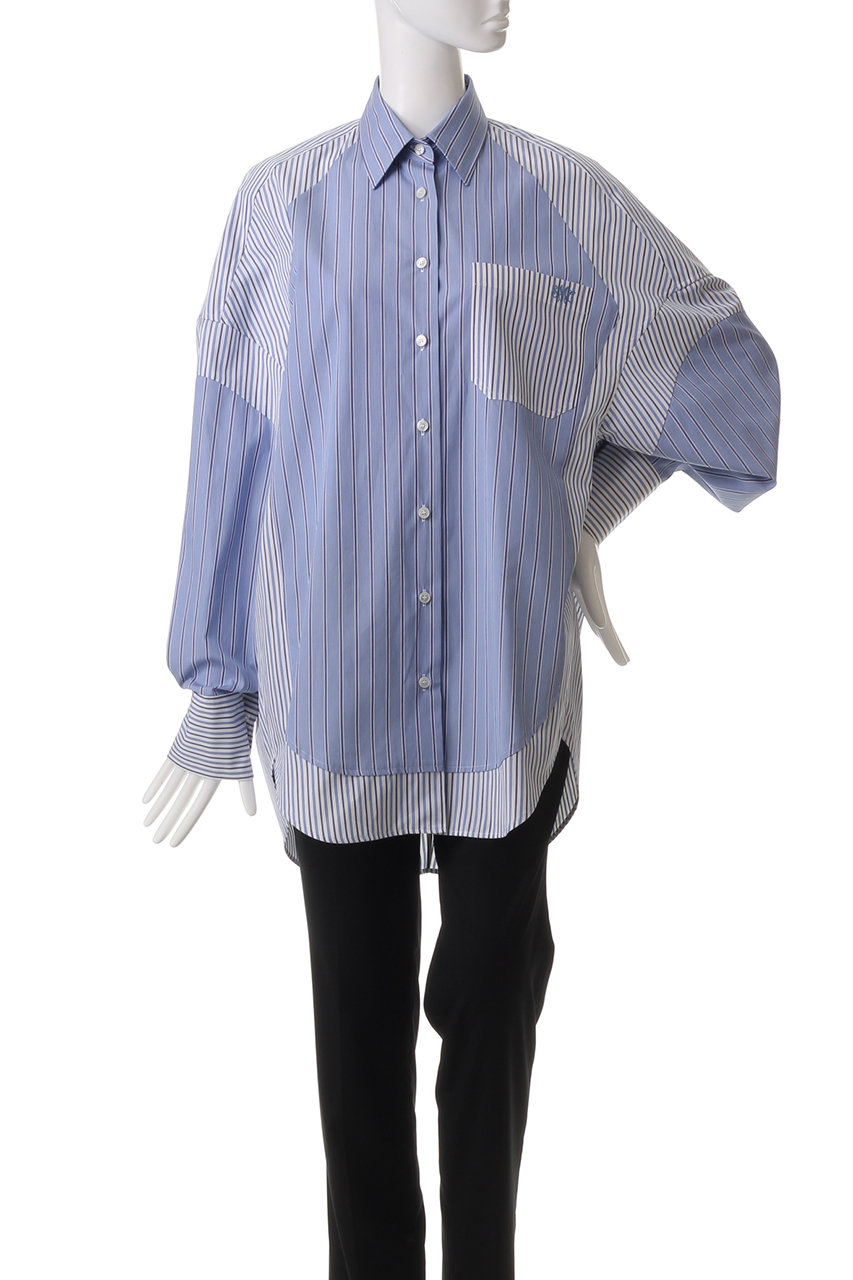 STELLA McCARTNEY(ステラ マッカートニー)｜ミックスストライプシャツ