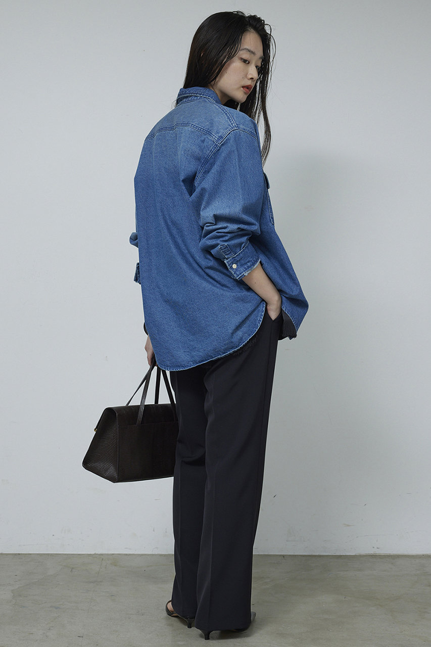 GALLARDAGALANTE(ガリャルダガランテ)｜デニムシャツ/ブルー の通販