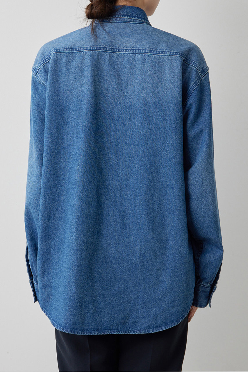 GALLARDAGALANTE(ガリャルダガランテ)｜デニムシャツ/ブルー の通販