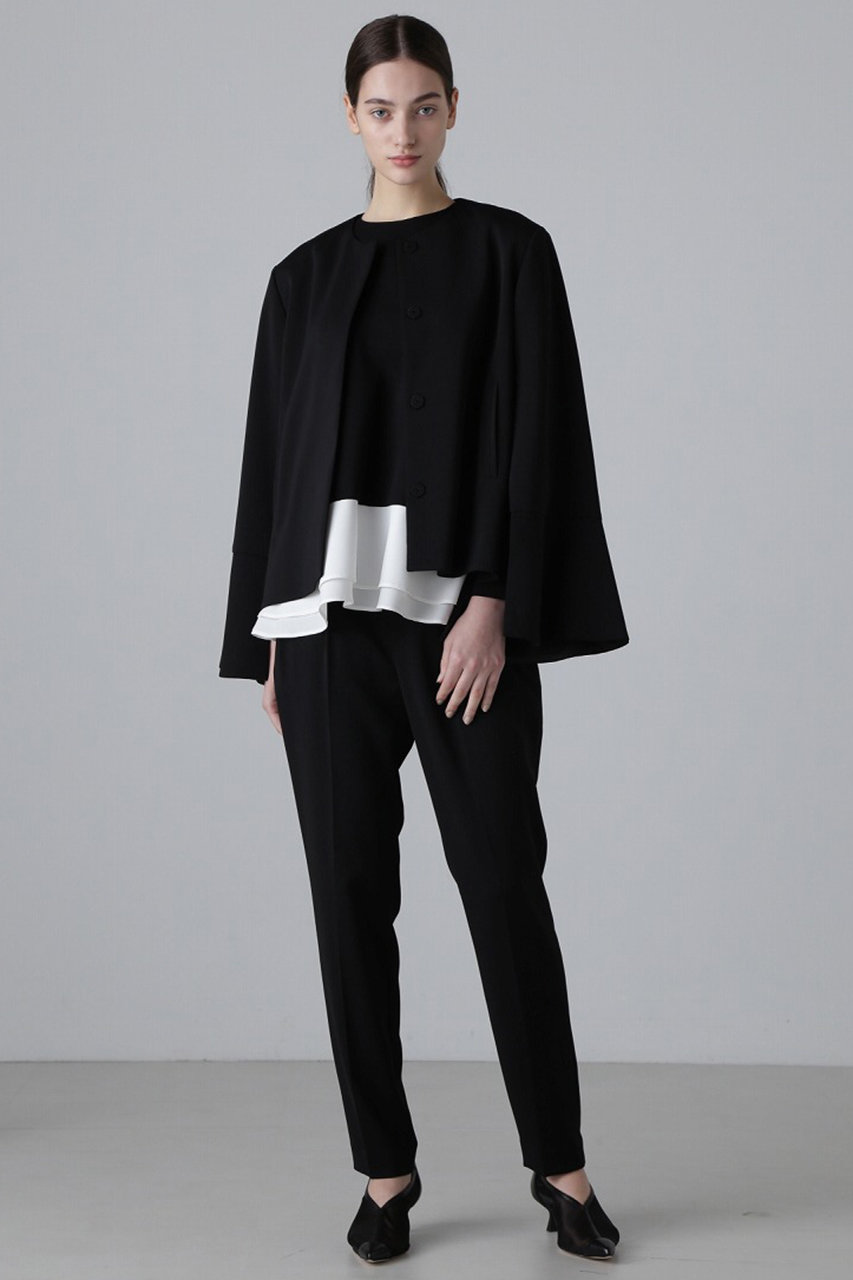 ADORE(アドーア)｜ドライミドルジョーゼットブラウス/ブラック の通販