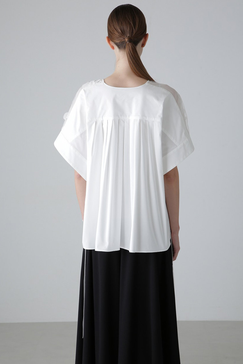 ADORE(アドーア)｜3Dレースブラウス/ホワイト の通販｜ELLESHOP