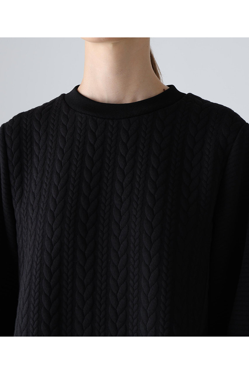 ADORE(アドーア)｜◇ジャガードジャージーワンピース/ブラック の通販