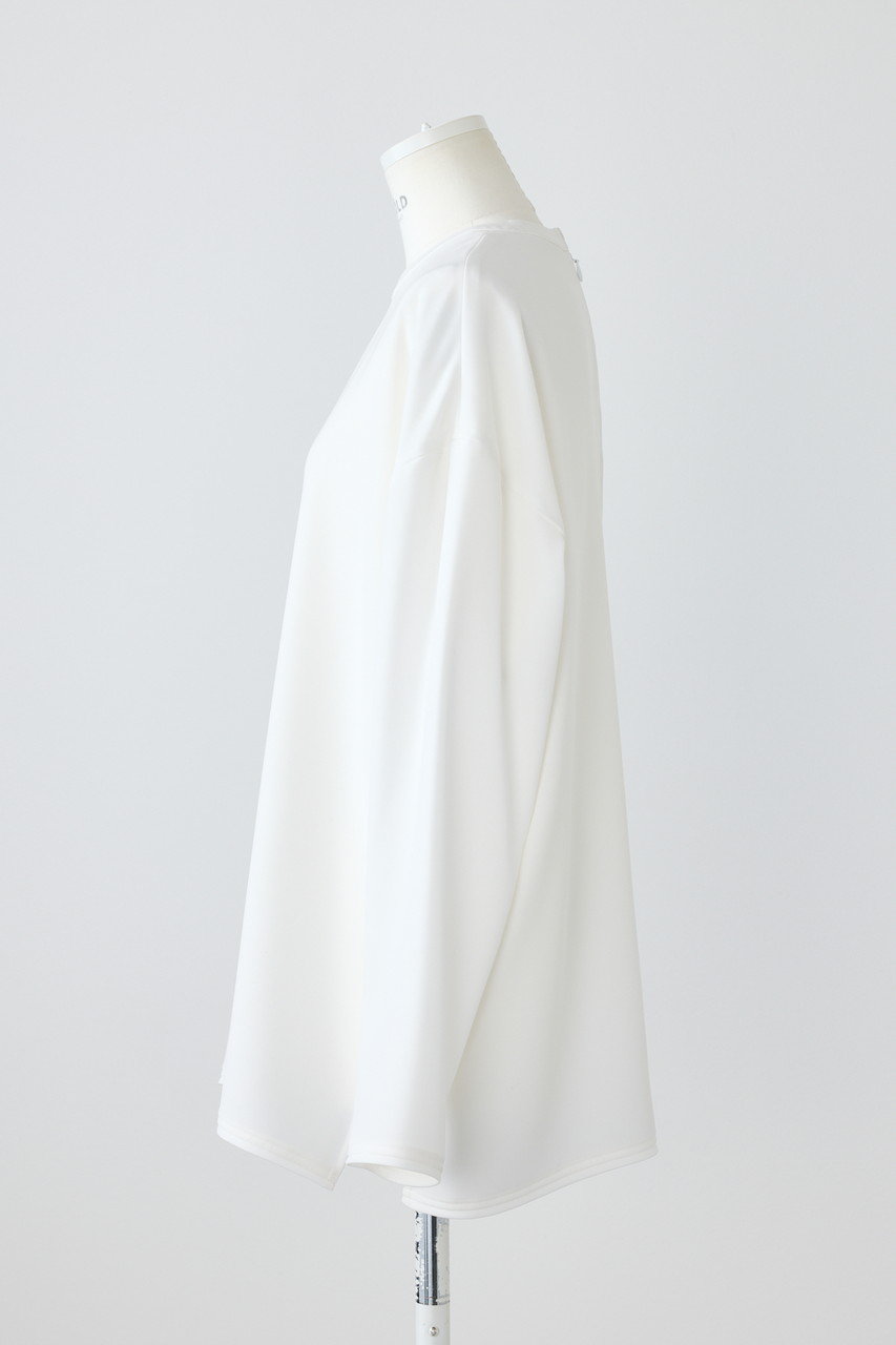 ENFOLD(エンフォルド)｜PEツイル ロングスリーブ SH/シャツ/ホワイト