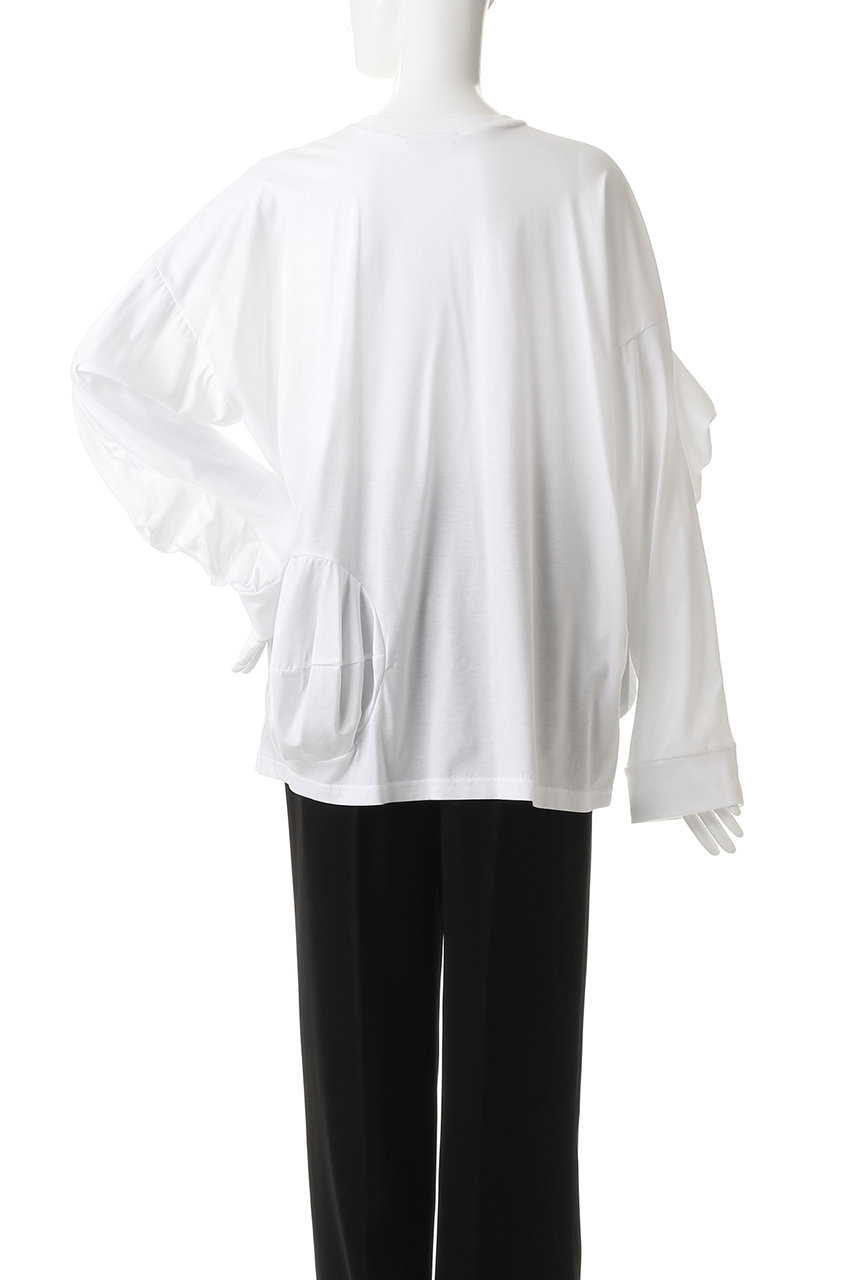ENFOLD(エンフォルド)｜BALL DRAPE LONG SLEEVE T SHIRT シャツ