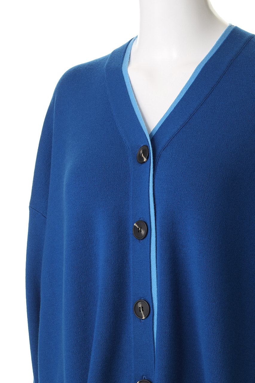 ENFOLD(エンフォルド)｜FAKE-LAYERED CARDIGAN/カーディガン/ダーク