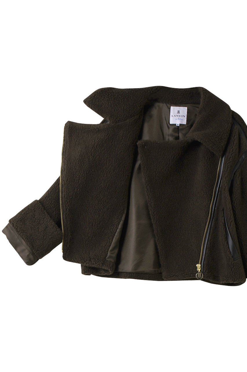 LANVIN en Bleu(ランバン オン ブルー)｜ボアライダースジャケット