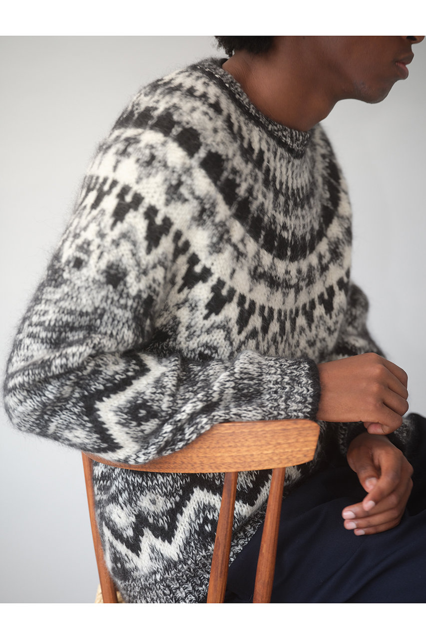 BATONER(バトナー)｜【MEN】モヘア ノルディック クルーネック