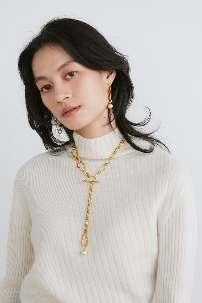 ADER.bijoux(アデル ビジュー)｜CUTSTEEL twist chain 2way ラリエット