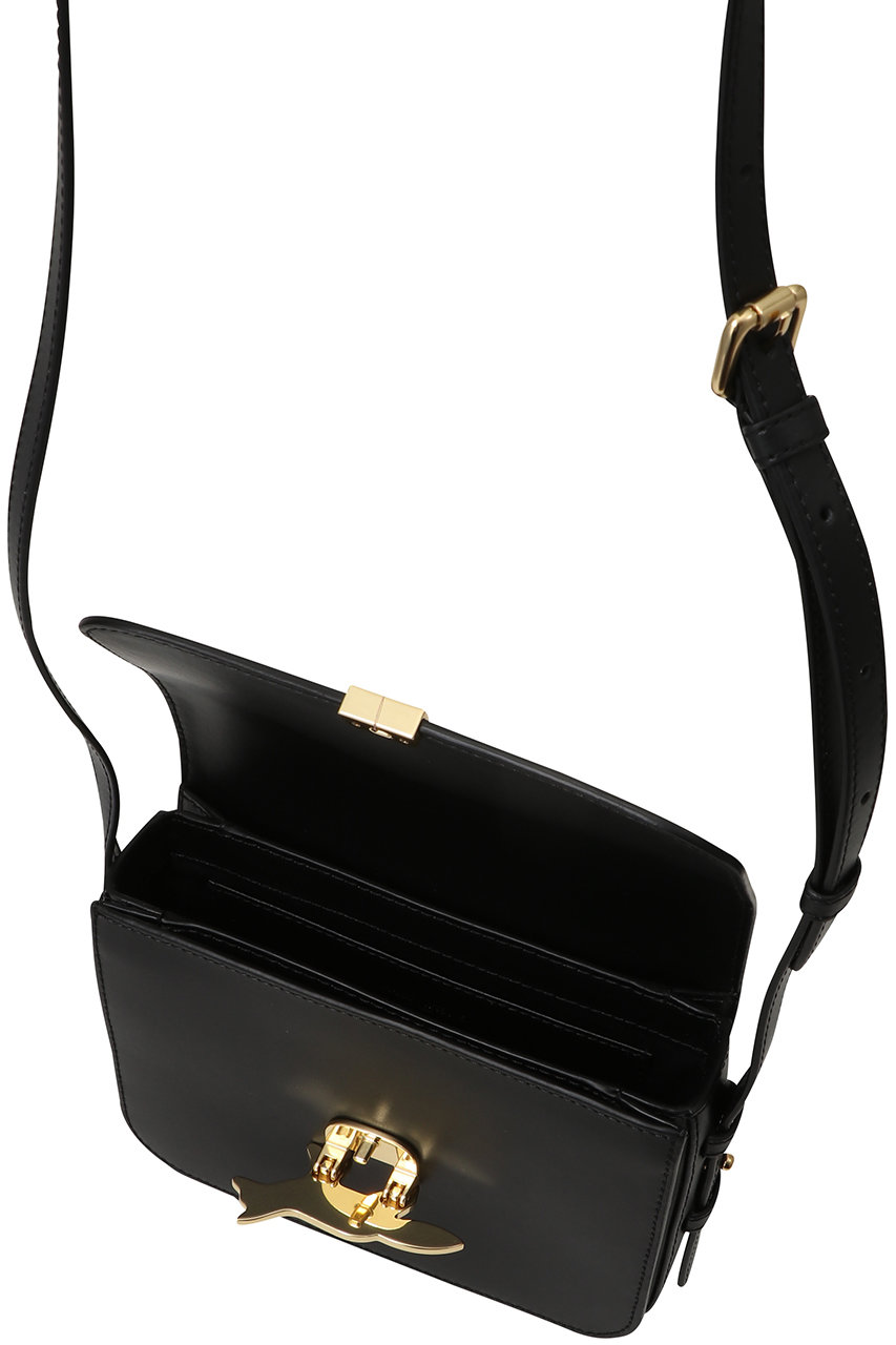 MAISON KITSUNE(メゾン キツネ)｜EDIE ショルダーバッグ/ブラック の