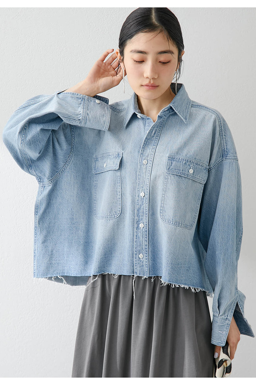 Whim Gazette(ウィム ガゼット)｜デニムシャツ/サックスブルー の通販