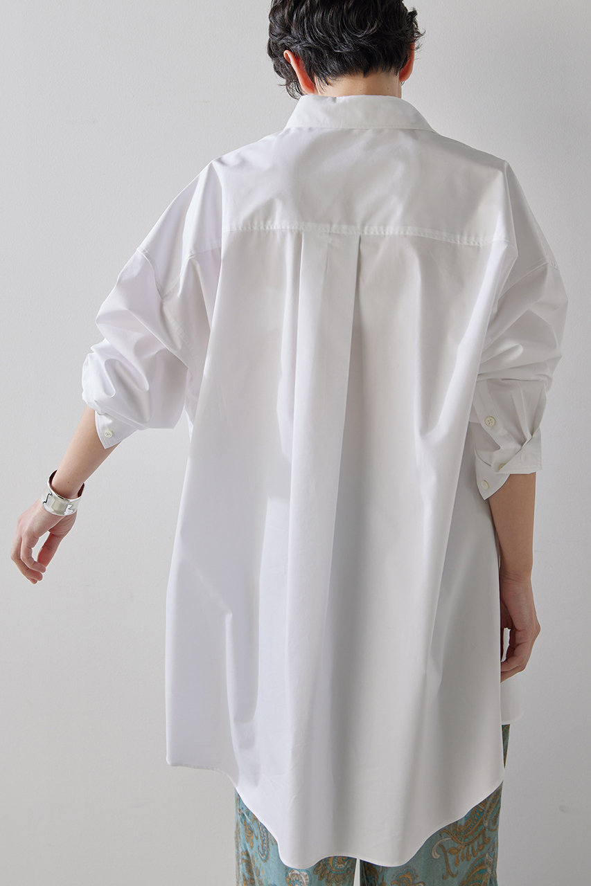 Whim Gazette(ウィム ガゼット)｜ロゴシシュウオーバーシャツ/オフ