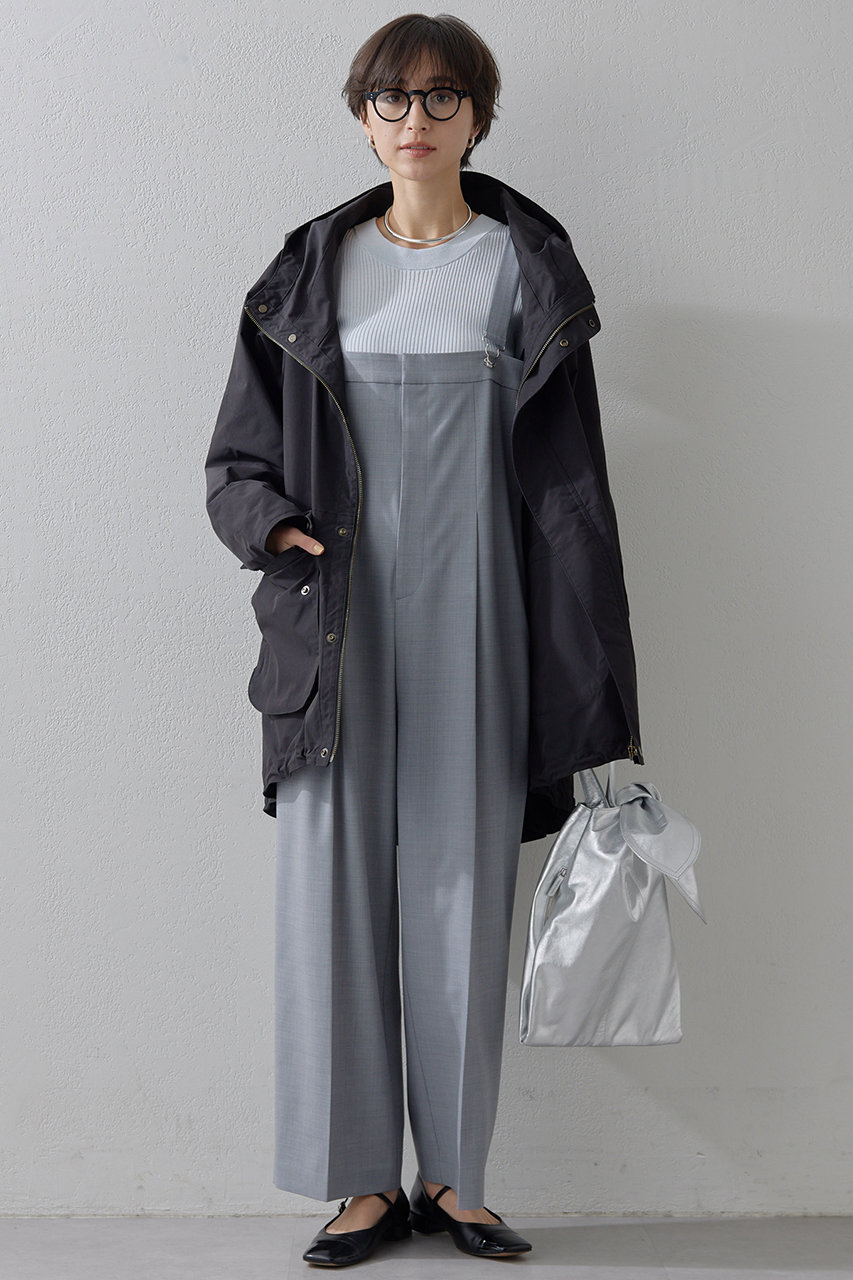 Whim Gazette(ウィム ガゼット)｜フーディーブルゾン/ブラック の通販