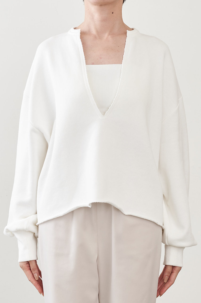Whim Gazette(ウィム ガゼット)｜スウェットVネックプルオーバー2/オフ