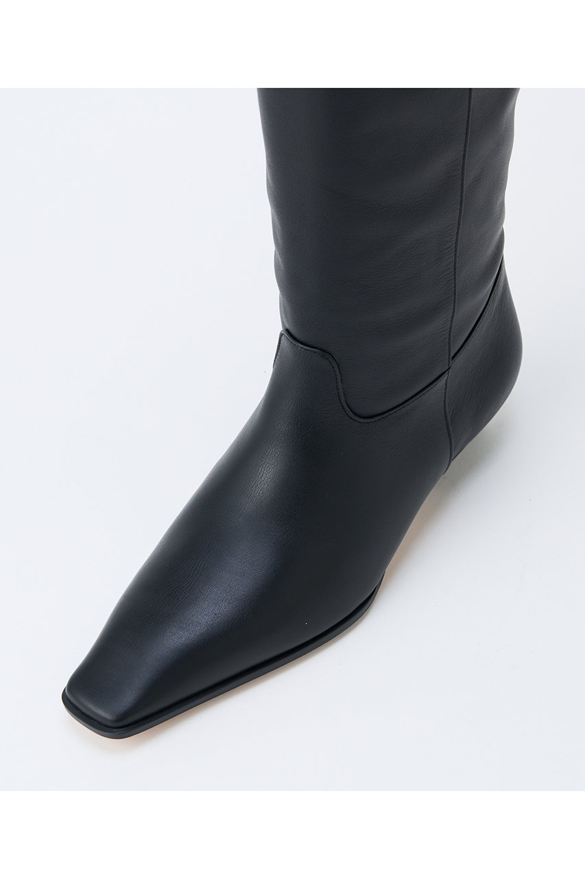 Whim Gazette(ウィム ガゼット)｜【Hoaw.】ニーハイブーツ/ブラック の