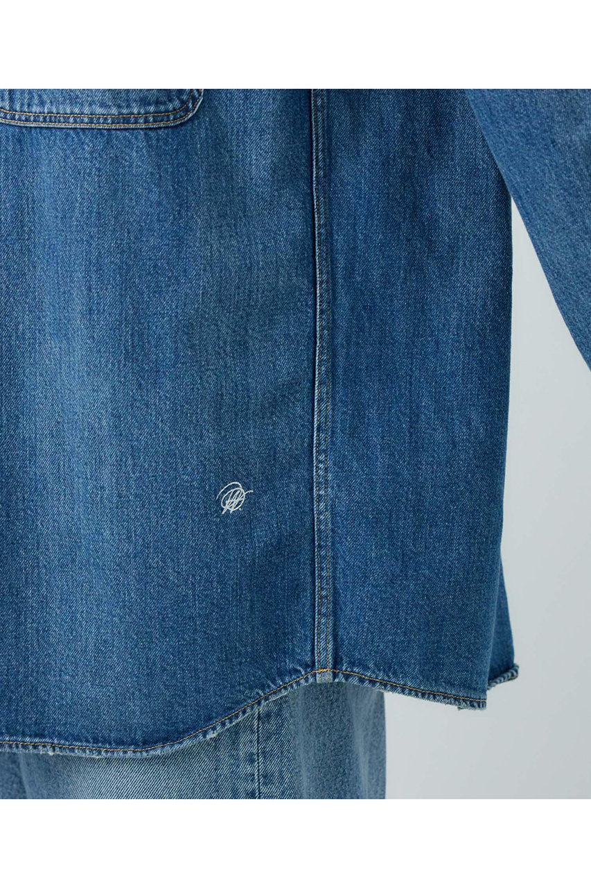 Chaos(カオス)｜【WHY NOT NOW】リバーランチデニムシャツ/ブルー の