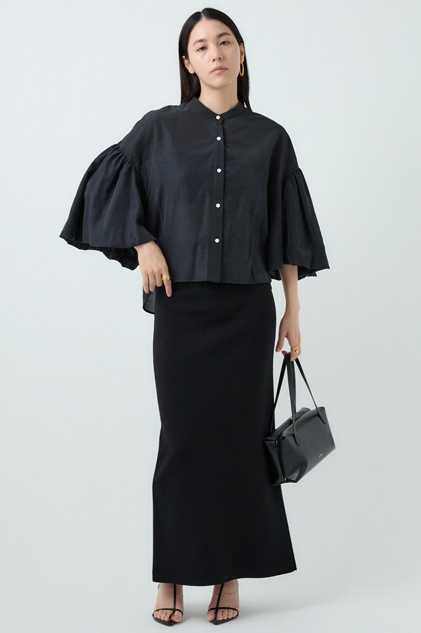 Chaos(カオス)｜プリムブラウス/ブラック の通販｜ELLESHOP・(エル