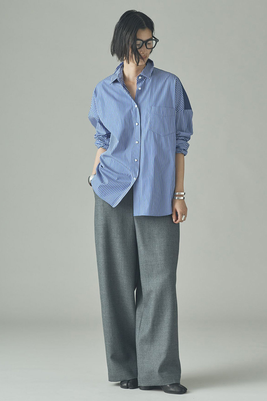 Curensology(カレンソロジー)｜〈&RC〉ビッグシャツコンビ/ネイビー の