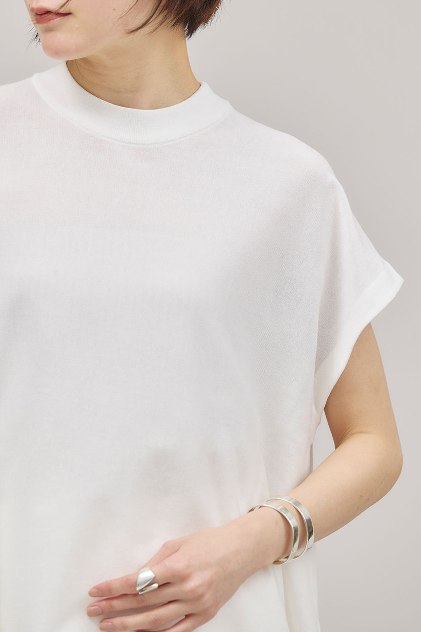 Curensology(カレンソロジー)｜ニットフレアトップス/ホワイト の通販