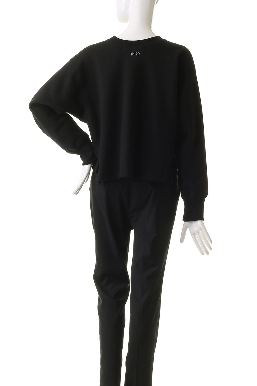 THIRD MAGAZINE(サードマガジン)｜ロゴボクシースウェット/杢グレー の