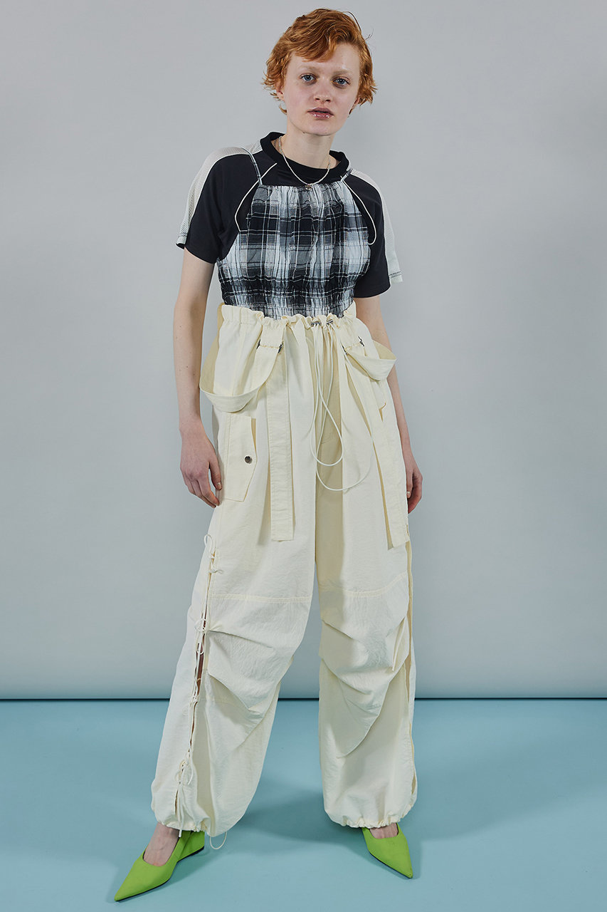 MAISON SPECIAL(メゾンスペシャル)｜Checked Shirring Bustier