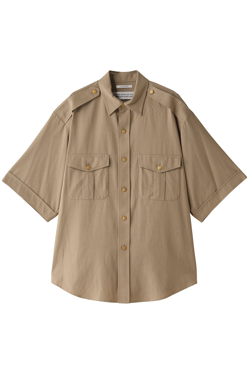 COUTURE D'ADAM(クチュール ド アダム)｜サファリシャツ/キャメル の