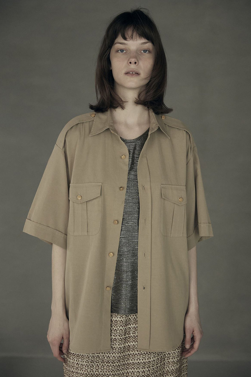 COUTURE D'ADAM(クチュール ド アダム)｜サファリシャツ/キャメル の