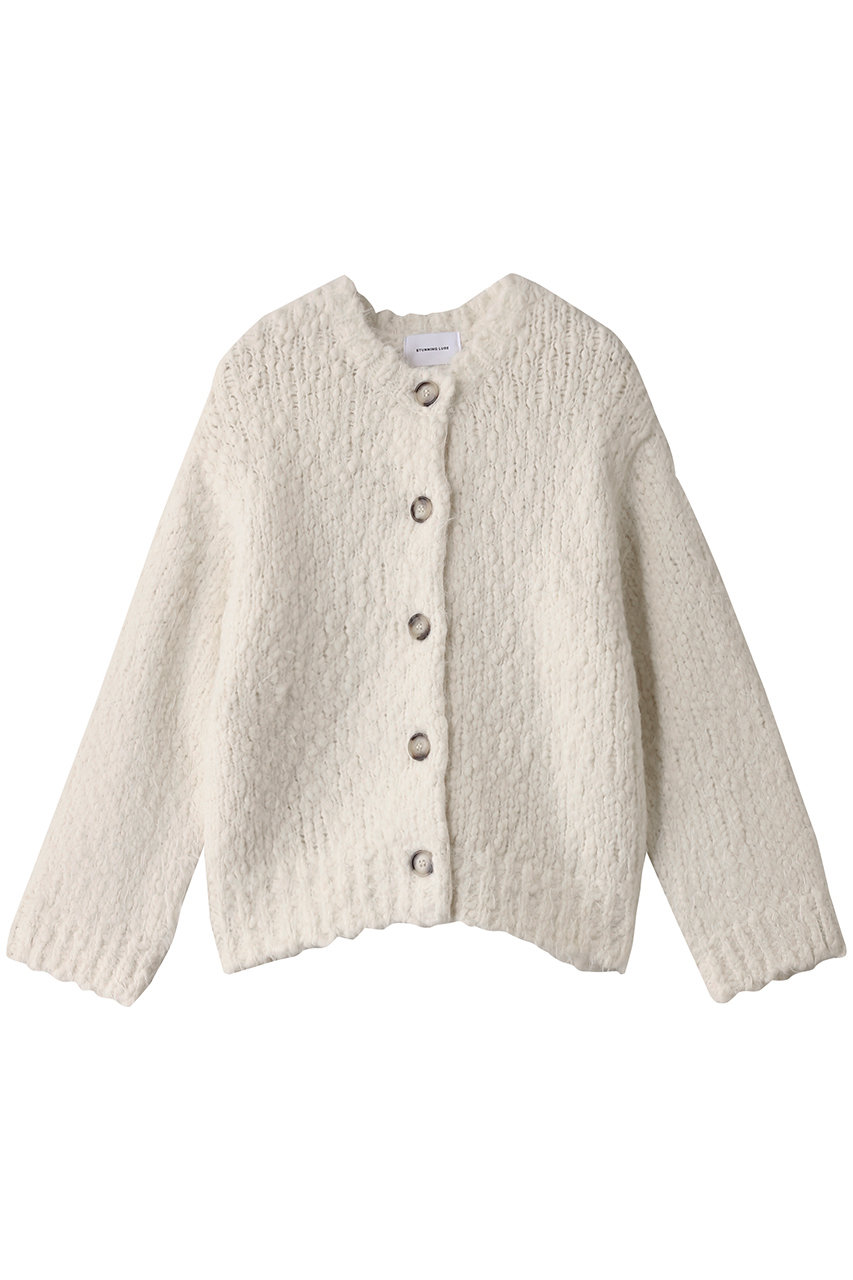 STUNNING LURE スラブフェザーカーディガン