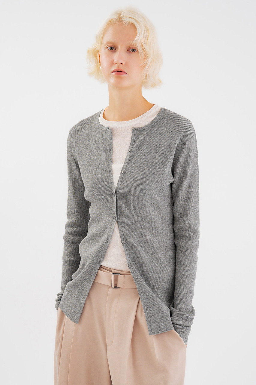 STUNNING LURE(スタニングルアー)｜rヤクコットンリブカーディガン