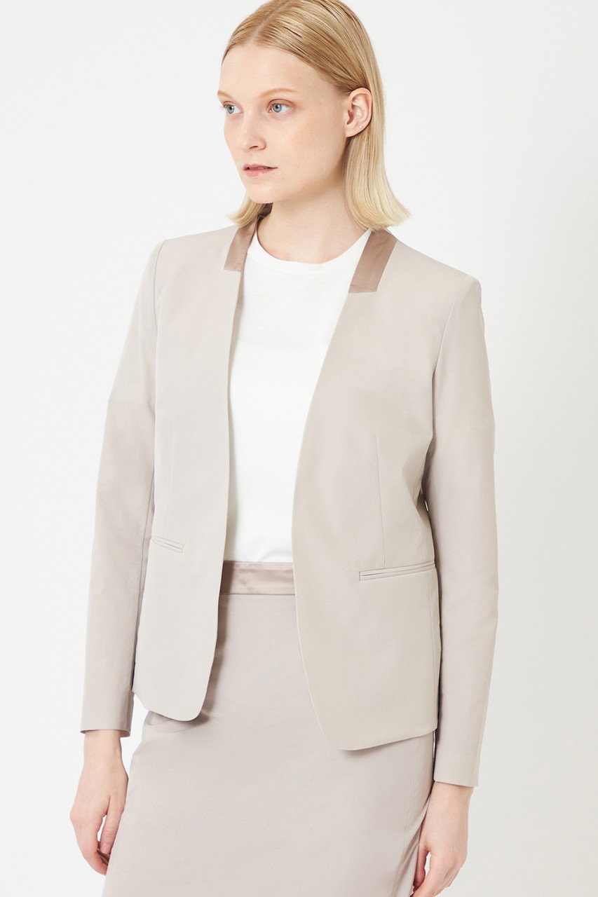 BEIGE，(ベイジ，)｜AUDREY（オードリー）/ノーカラージャケット/L