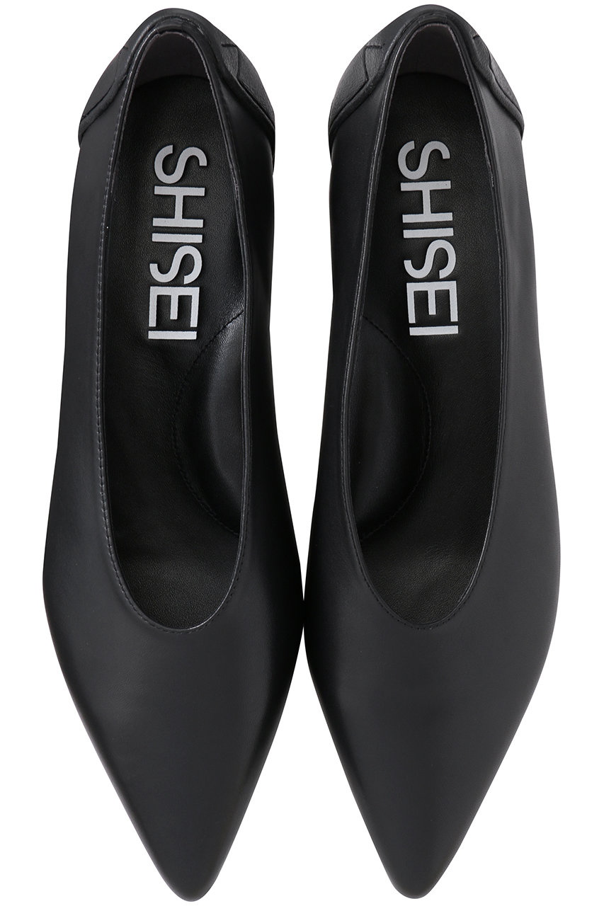 SHISEI(シーセイ)｜MM POINTED U PUMPS（レイン対応）/ブラック の通販