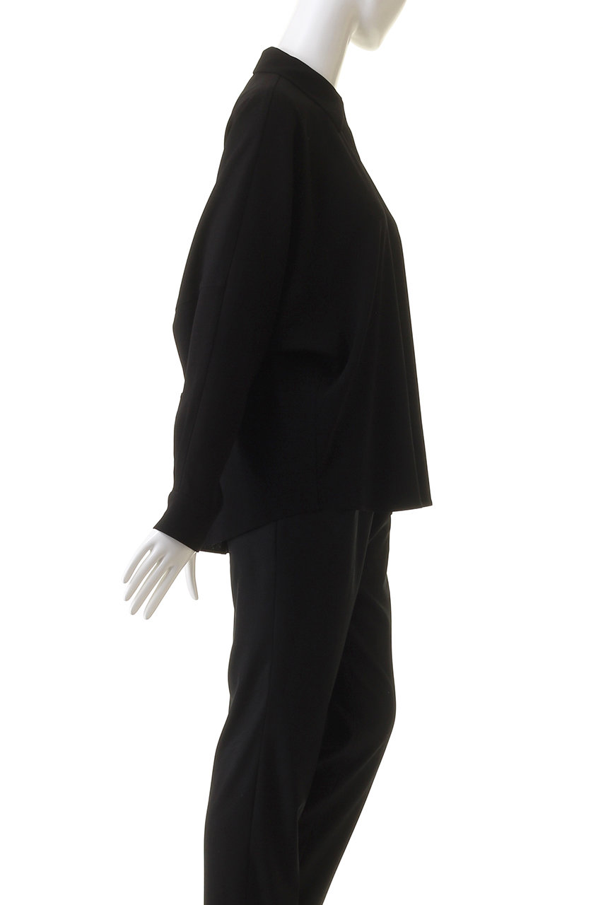 Col Pierrot(コル ピエロ)｜ドルマンスリーブシャツ/ブラック の通販