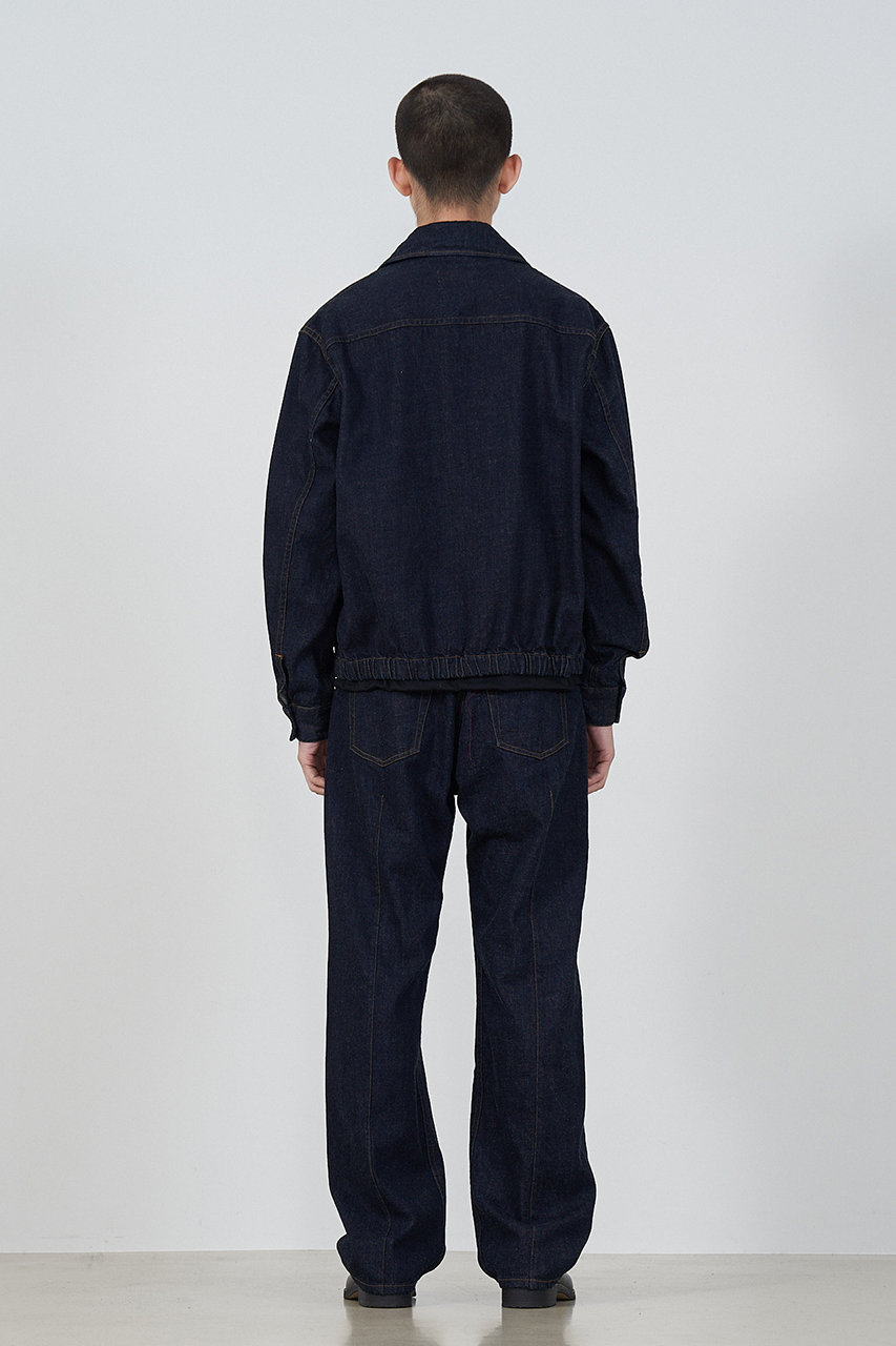YOKE(ヨーク)｜【UNISEX】DENIM FRONT ZIP ブルゾン/インディゴ の通販