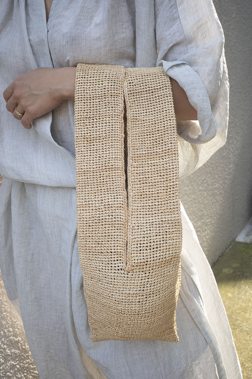 seya.(セヤ)｜ミニ ラフィアバッグ/ナチュラル の通販｜ELLESHOP