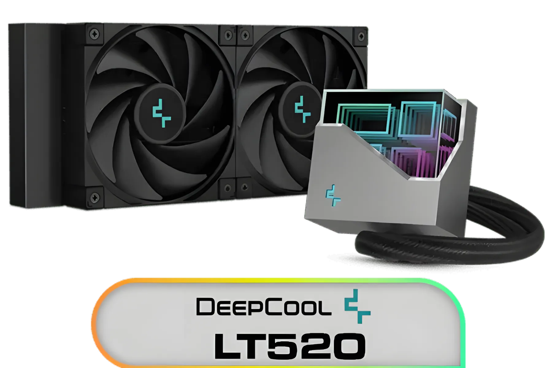 DeepCool LT520 240mm AIO Cooler — 3100RPM Dual Pump