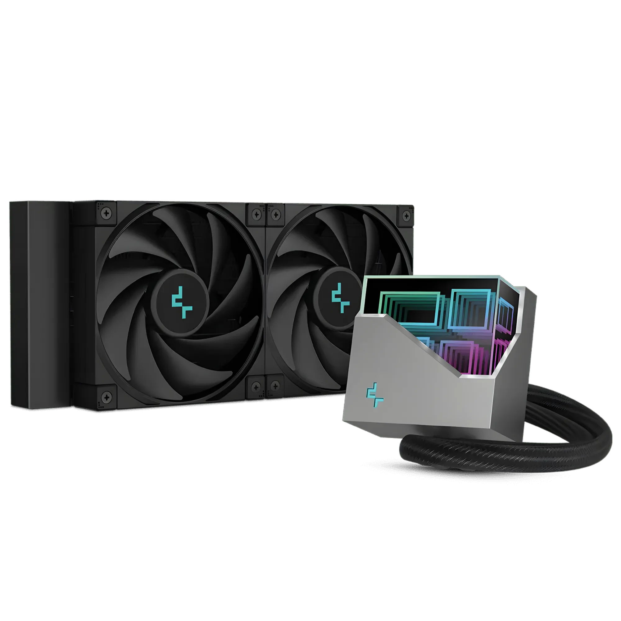 DeepCool LT520 240mm AIO Cooler — 3100RPM Dual Pump